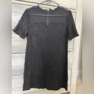 By Together Black Fringe Mini Dress